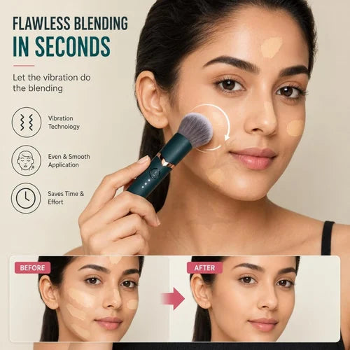 Electric meakup brush